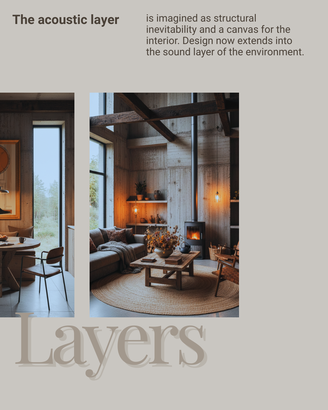 Materiality in Art, Sound as Material, Curated Atmosphere, Avant-Garde Soundscape, Interior Architecture, Multi-disciplinary Artist, Sotheby’s Realty Aesthetic, NOWNESS Style